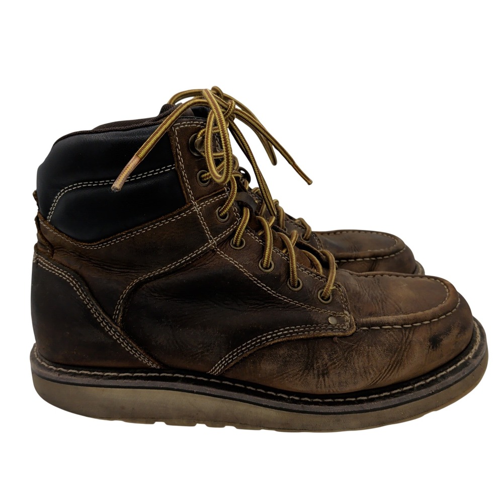 Keen Utility Cincinnati 6" Utility Work Boots Mens 10EE Brown Leather Soft Toe
